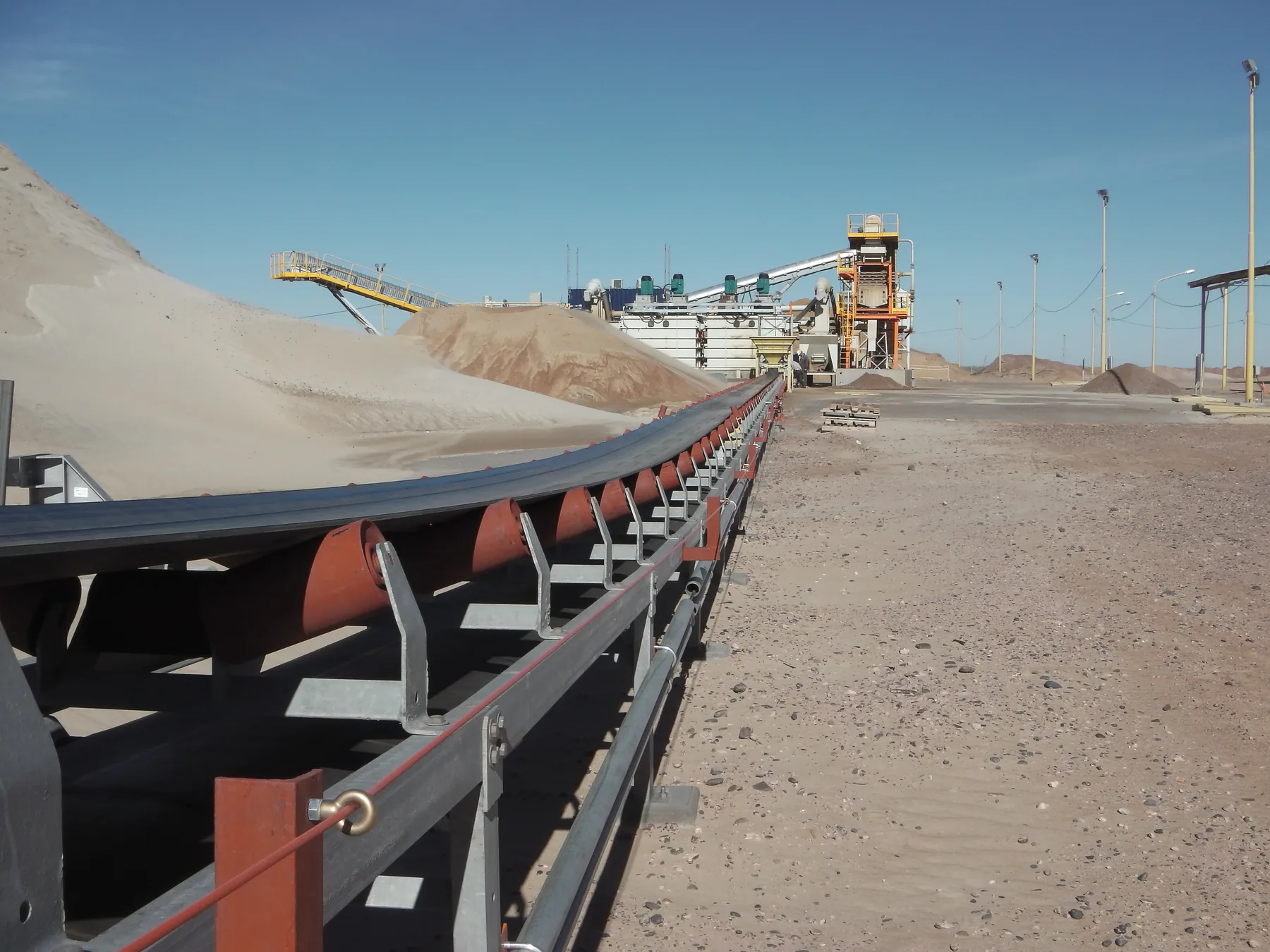 Cintas transportadoras — YPF — Vaca Muerta