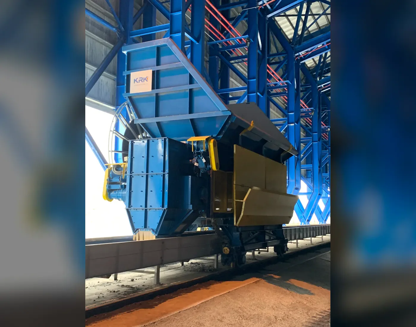 Chutes de transferencia y Tolvas — YCRT — Río Turbio