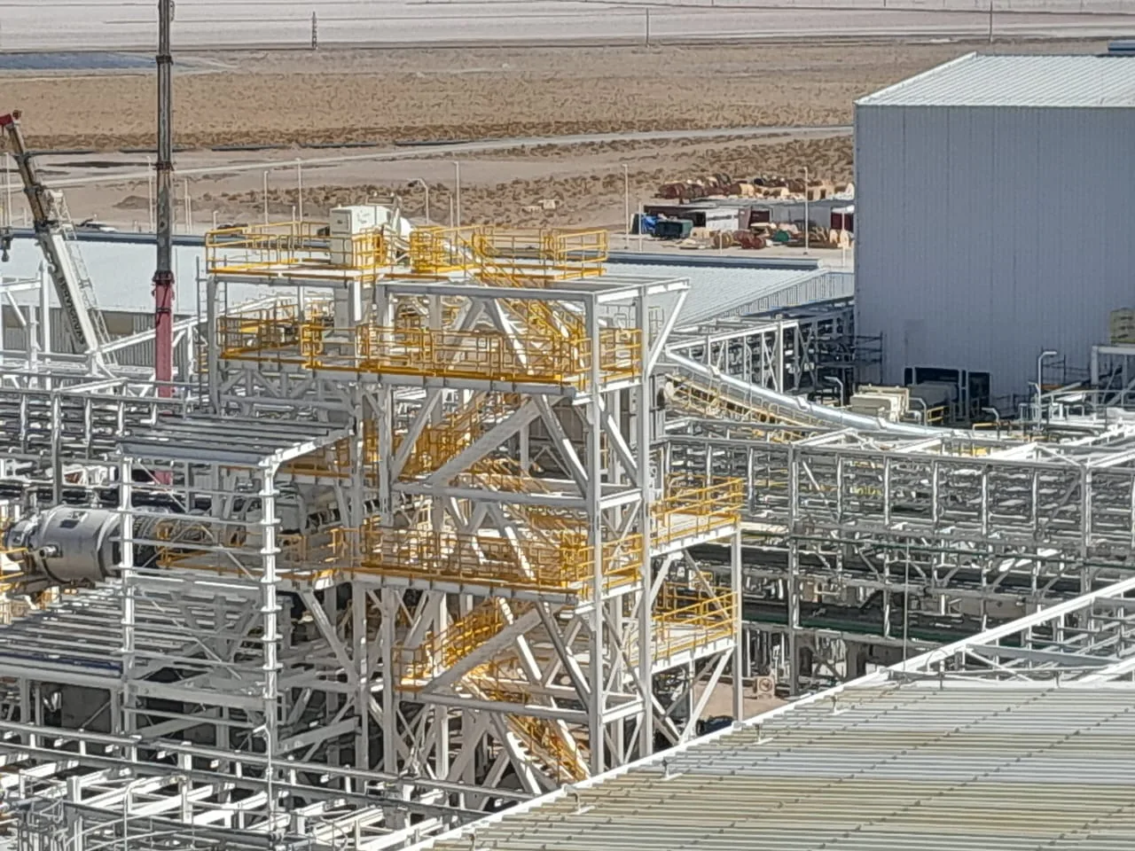 Estructuras Metálicas para Transportadores — Minera Exar — Salar de Cauchari