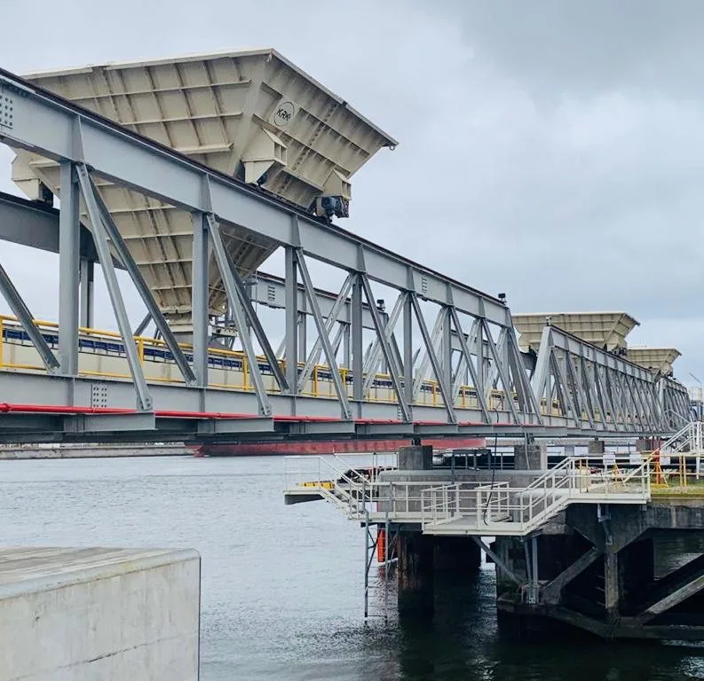 Estructuras Metálicas para Transportadores — Pier Doce — Necochea
